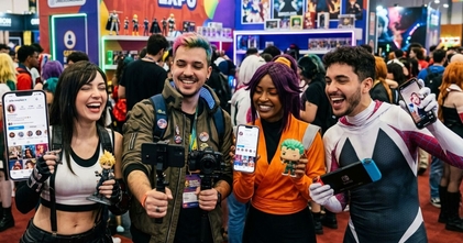 casting influencers cosplay para colaboração com marca de colecionáveis