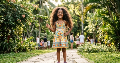Casting para menina dos 4 aos 6 anos de ascendência panafricana, latina ou mestiça