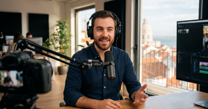 Casting locutores e locutoras de todas as idades para gravações de vídeos para redes sociais