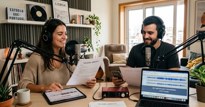 Casting para vozes em português de Portugal para conteúdos UGC