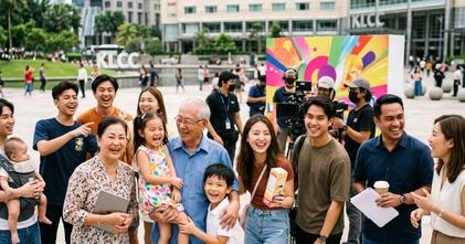 Casting pessoas asiáticas de todas as idades para projeto publicitário, Lisboa