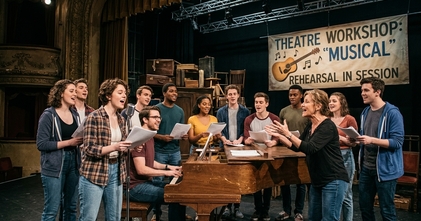 Audições para jovens artistas teatrais para o musical “Música no Coração” o musical completo em inglês no Porto