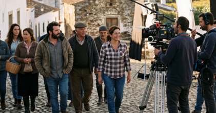 Casting homens e mulheres para figuração num filme no Alentejo