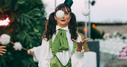 Casting performers e artistas de circo para espetáculo