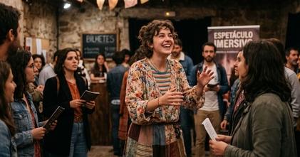 Casting para atriz entre os 18 e os 23 anos para espetáculo de teatro imersivo em Oeiras