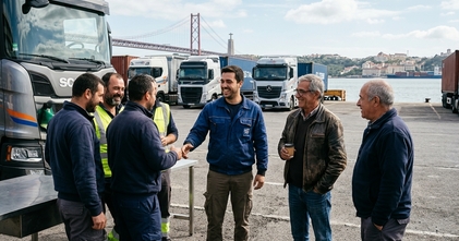 Casting para camionistas dos 30 aos 60 anos para campanha publicitária em Lisboa