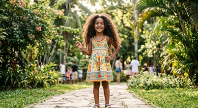 Casting para menina dos 4 aos 6 anos de ascendência panafricana, latina ou mestiça