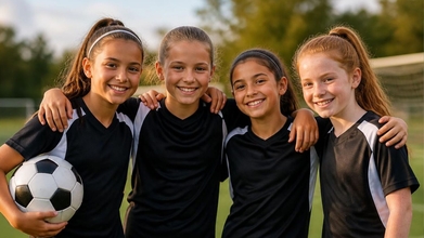Casting para raparigas dos 9 aos 12 anos que joguem futebol para campanha internacional