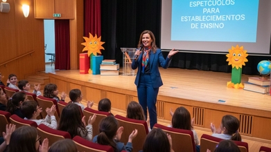 Procura-se produtor de espetáculos para estabelecimentos de ensino