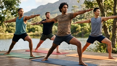 Casting homem entre os 25 e os 35 anos praticante de yoga para publicidade nacional