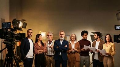 Casting atores e atrizes entre os 20 e os 60 anos para o nosso filme académico