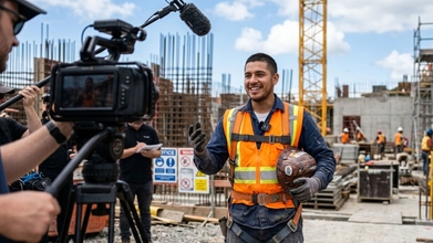 Casting homens entre os 25 e 45 anos com experiência em construção para spot publicitário