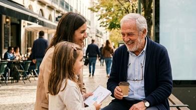 casting homens caucasianos perfil de avô para campanha publicitária em Lisboa