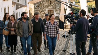 Casting homens e mulheres para figuração num filme no Alentejo