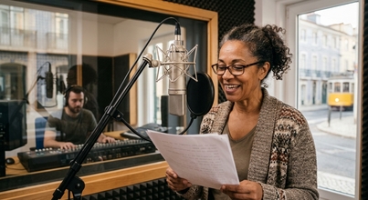 Casting de voz para mulher dos 50 aos 70 anos que fale português e kiswahili