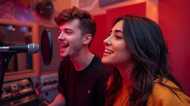 Casting vocalista homem e mulher fluente em inglês