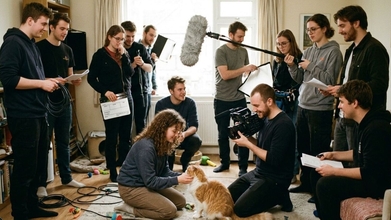 casting figurantes para filme documental  "GATOS: A Arte de Filmar Sem Saber Como"