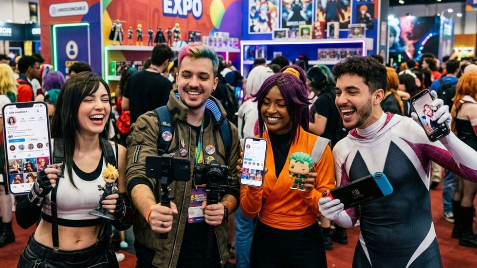 casting influencers cosplay para colaboração com marca de colecionáveis