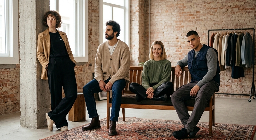 Casting para modelos masculinos e femininos para marca de roupa em Lisboa