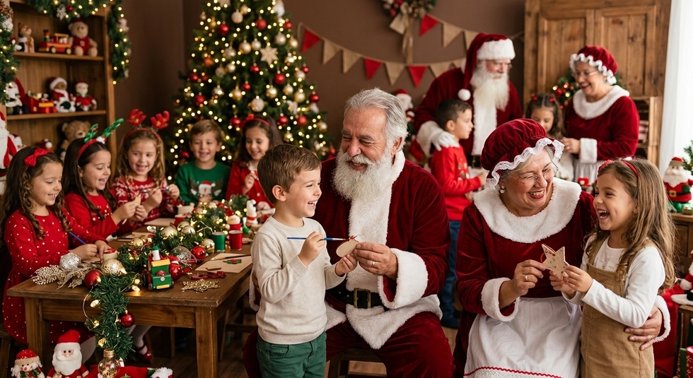 Casting para Pai Natal e Mãe Natal para eventos de Natal no Porto