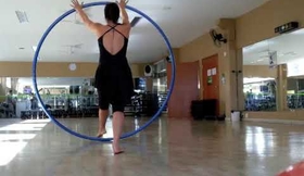 Cyr Wheel improvisation w/ Lindsey Stirling Crystallize song