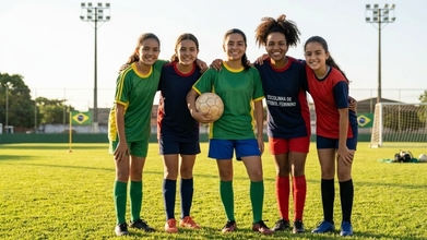 Casting raparigas que saibam jogar futebol até 13 anos para projeto publicitário 